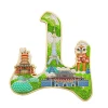 Cultural and creative metal fridge magnets of Foshan Museum, Guangdong Province, Beijing, Nanjing, Shanghai, Xi 'an, Suzhou, Shanxi Item Picture